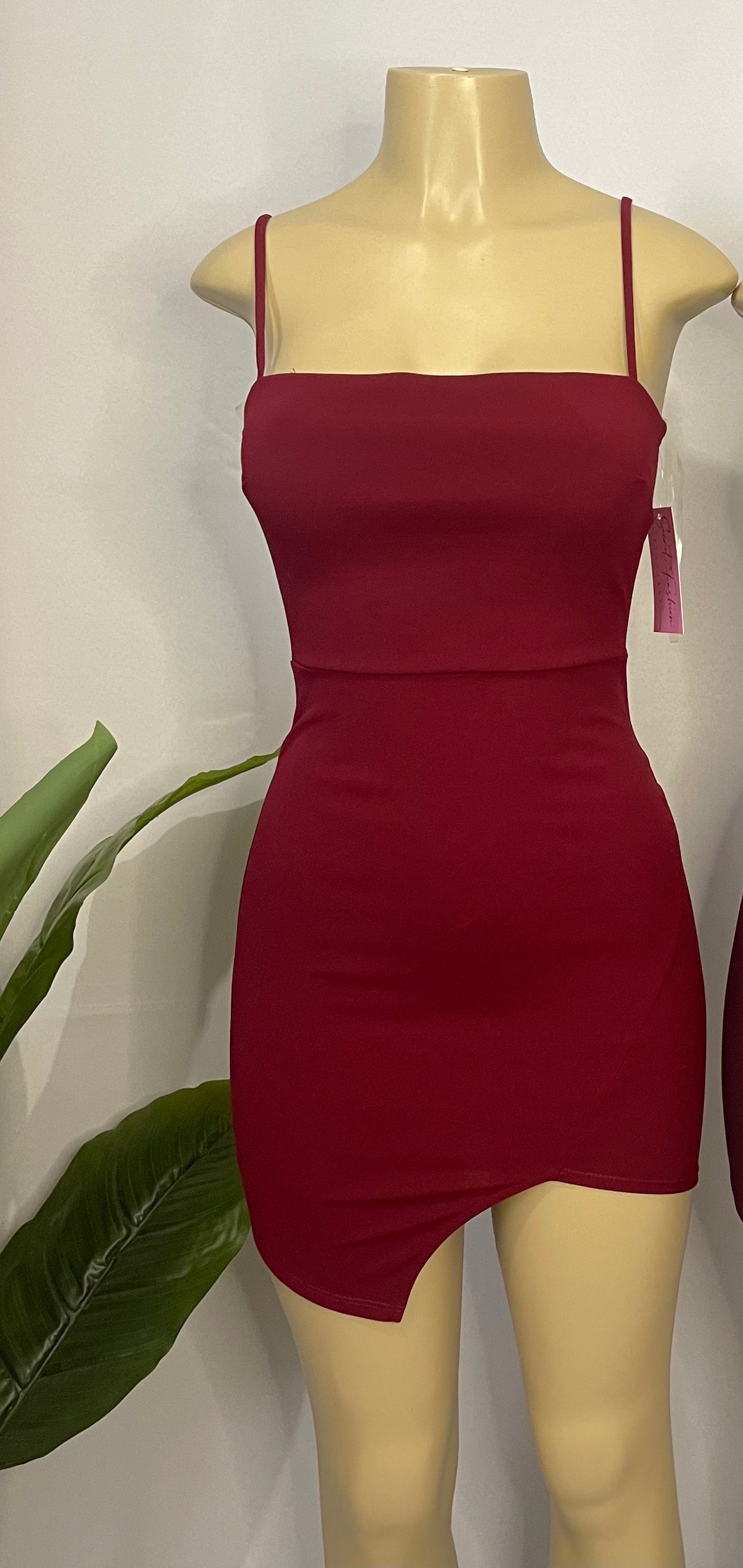 Burgundy Dress